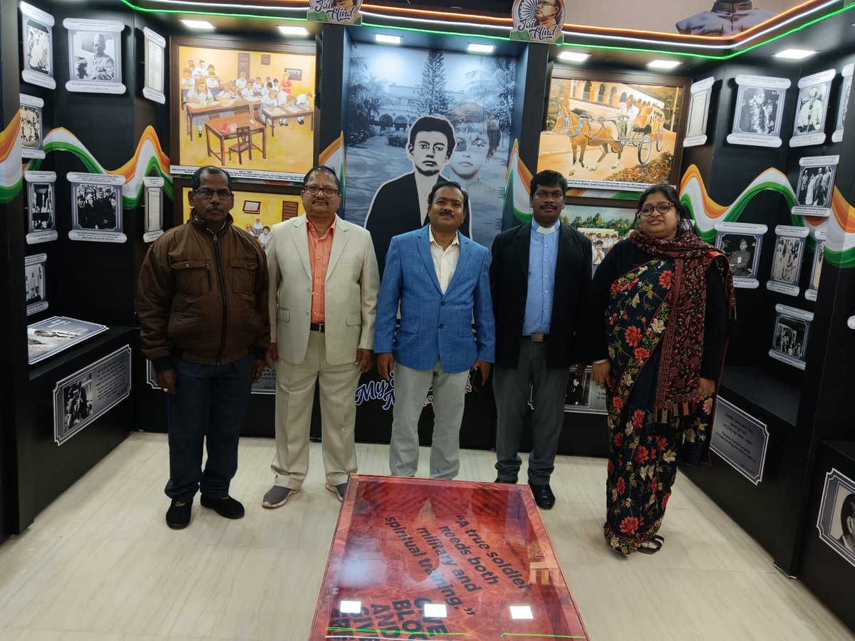 CuttackStewart's tweet photo. The Netaji Subhas Chandra Bose museum has been a dream project of the Hon'ble Secretary of Stewart School, Cuttack, Mr. B.D. Das and a lot of detailed planning, architectural design, and curation of exhibits have gone into its making. https://t.co/hQlqHZ5XP4