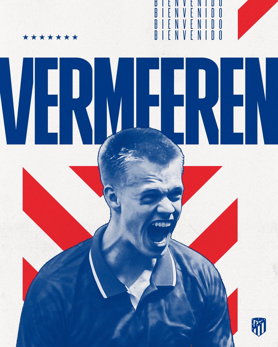 atletiuniverse's tweet image. 🚨🇧🇪 OFFICIAL: Arthur Vermeeren is an Atlético Madrid player!