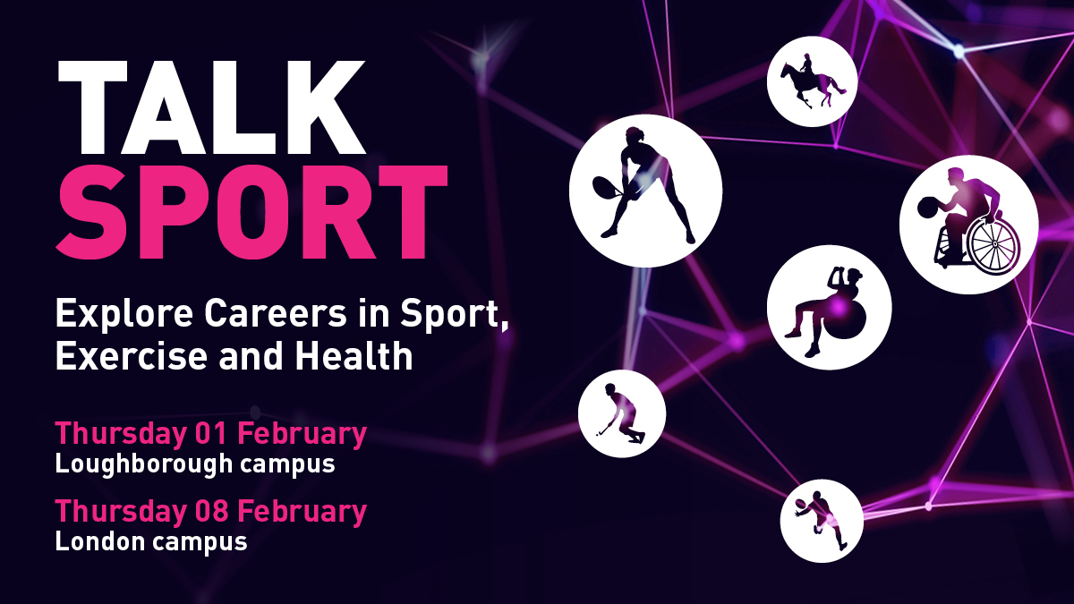 Thinking about careers in Sport, Exercise, or Health? This Conference is for you! Major industry players will share their experience and you can build your network by meeting a range of people. Industry specialists include: Netflix &amp; the BBC. 
Book here: lboro.ac.uk/students/talks…