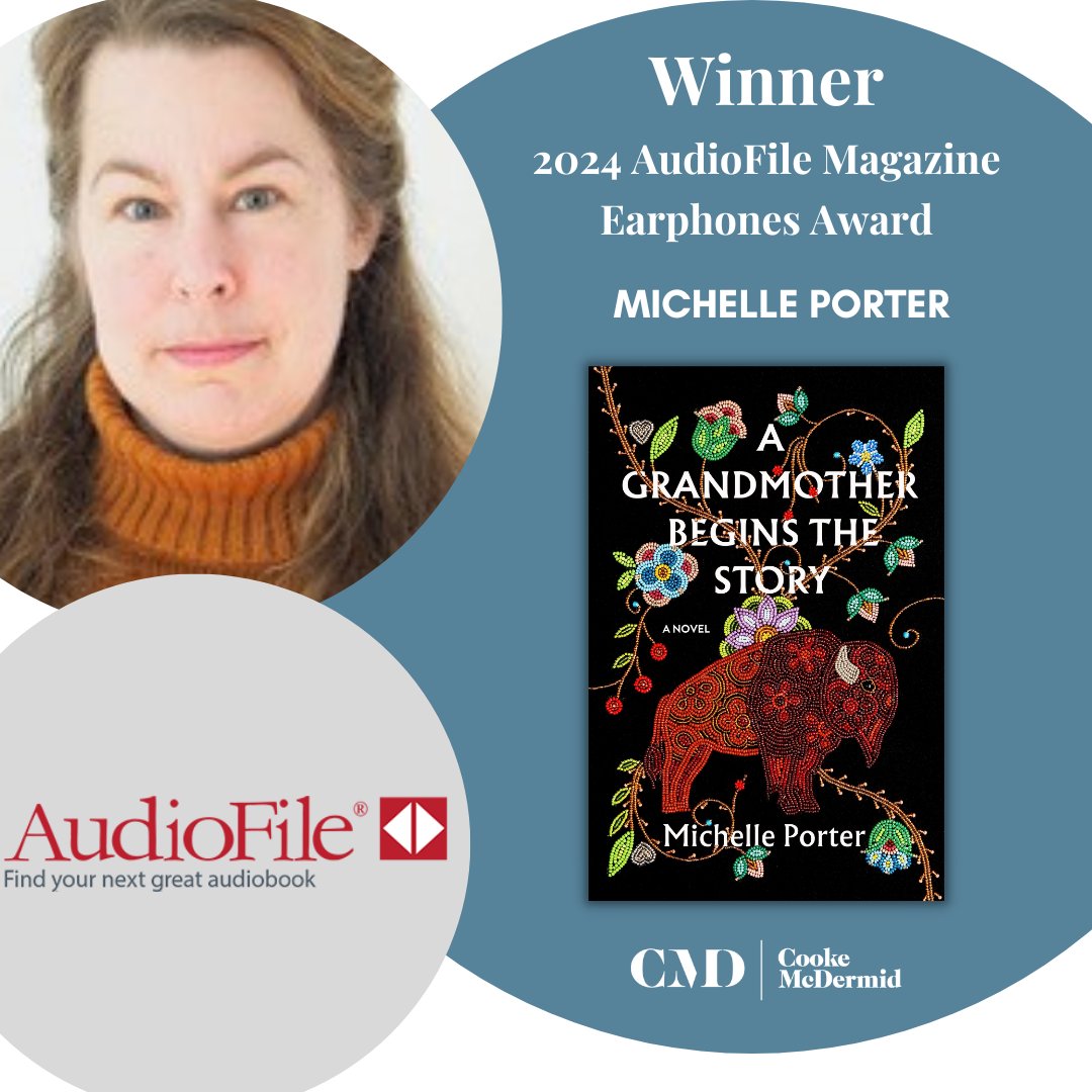 Congratulations to Michelle Porter (@MEPIndependent ), a winner of the 2024 @AudioFileMag Earphones Award, for the incredible narration of her novel A GRANDMOTHER BEGINS THE STORY, featuring 16 narrators! bit.ly/47LkKBD