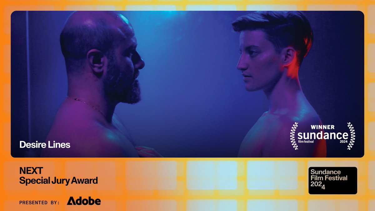 🏆 The NEXT Special Jury Award presented by <a href="/Adobe/">Adobe</a> goes to DESIRE LINES, directed by Jules Rosskam. #Sundance