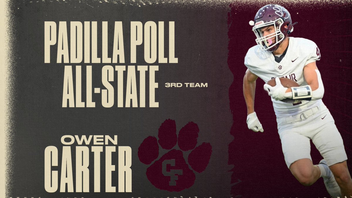 Congrats <a href="/owenncarterr/">Owen Carter</a>