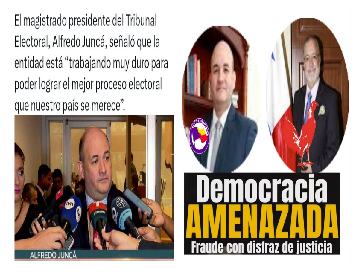 Estos 2 magistrados fueron los q le serucharon el piso a Martinelli, a 3 días d las elecciones, con el cuento q el loco no tenía residencia