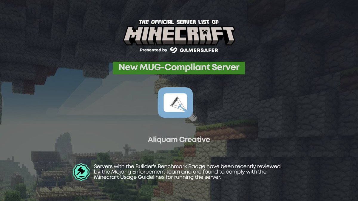 GamerSafer (@gamersafer) on Twitter photo Looking for something more creative? <a href="/AliquamCreative/">AliquamCreative</a> is a "friendly and peaceful creative server with worlds instead of plots."
They've developed their own system that allows every player on the server to have their own worlds, and they still keep all of those worlds on their Looking for something more creative? <a href="/AliquamCreative/">AliquamCreative</a> is a "friendly and peaceful creative server with worlds instead of plots."
They've developed their own system that allows every player on the server to have their own worlds, and they still keep all of those worlds on their