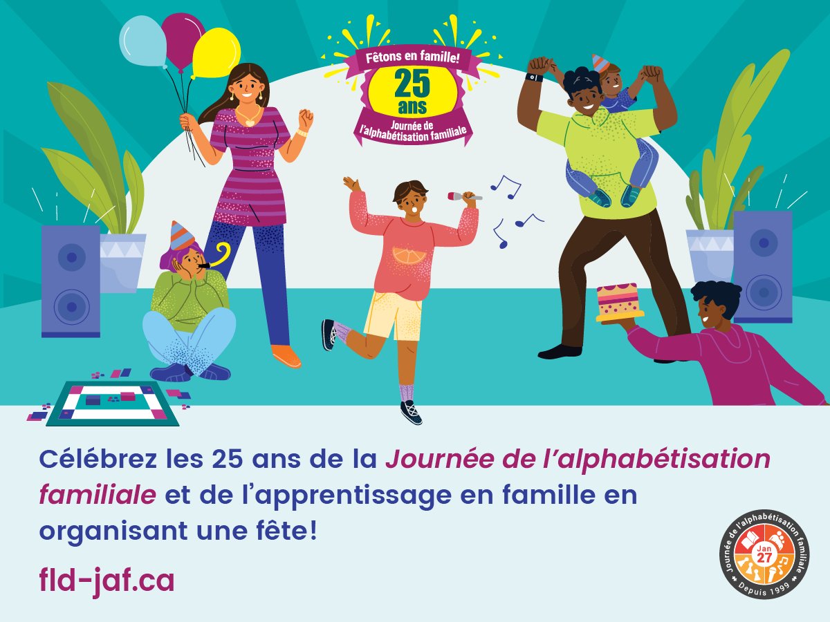 Gouv_NB's tweet photo. Le 27 janvier est la Journée de l’alphabétisation familiale. Prendre le temps chaque jour de lire, chanter, parler et jouer ensemble améliore considérablement les compétences linguistiques d’un enfant et peut également aider les membres de la famille à améliorer leurs compétences. #JAF2024

@abclifeliteracy

https://t.co/SUOhkak65D