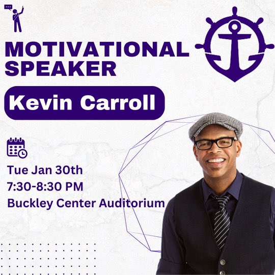 Pilot student-athletes! Mark your calendars for this Tuesday 1/30 at 7:30 in BC Aud with motivational speaker- @kckatalyst “This engaging and entertaining session will enlighten, inspire + surprise and delight the UP student-athletes!”#WeArePortland