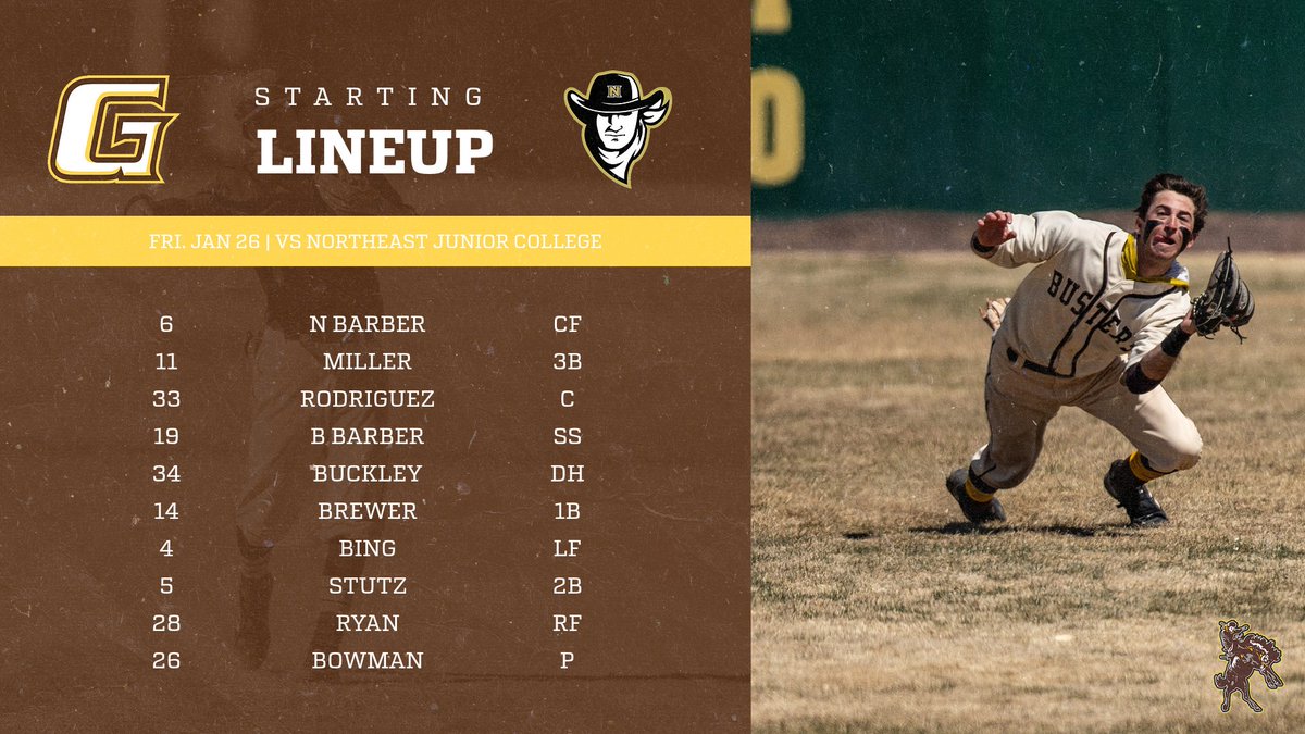 Starting Lineup for Opening Day! #BurntheBoats