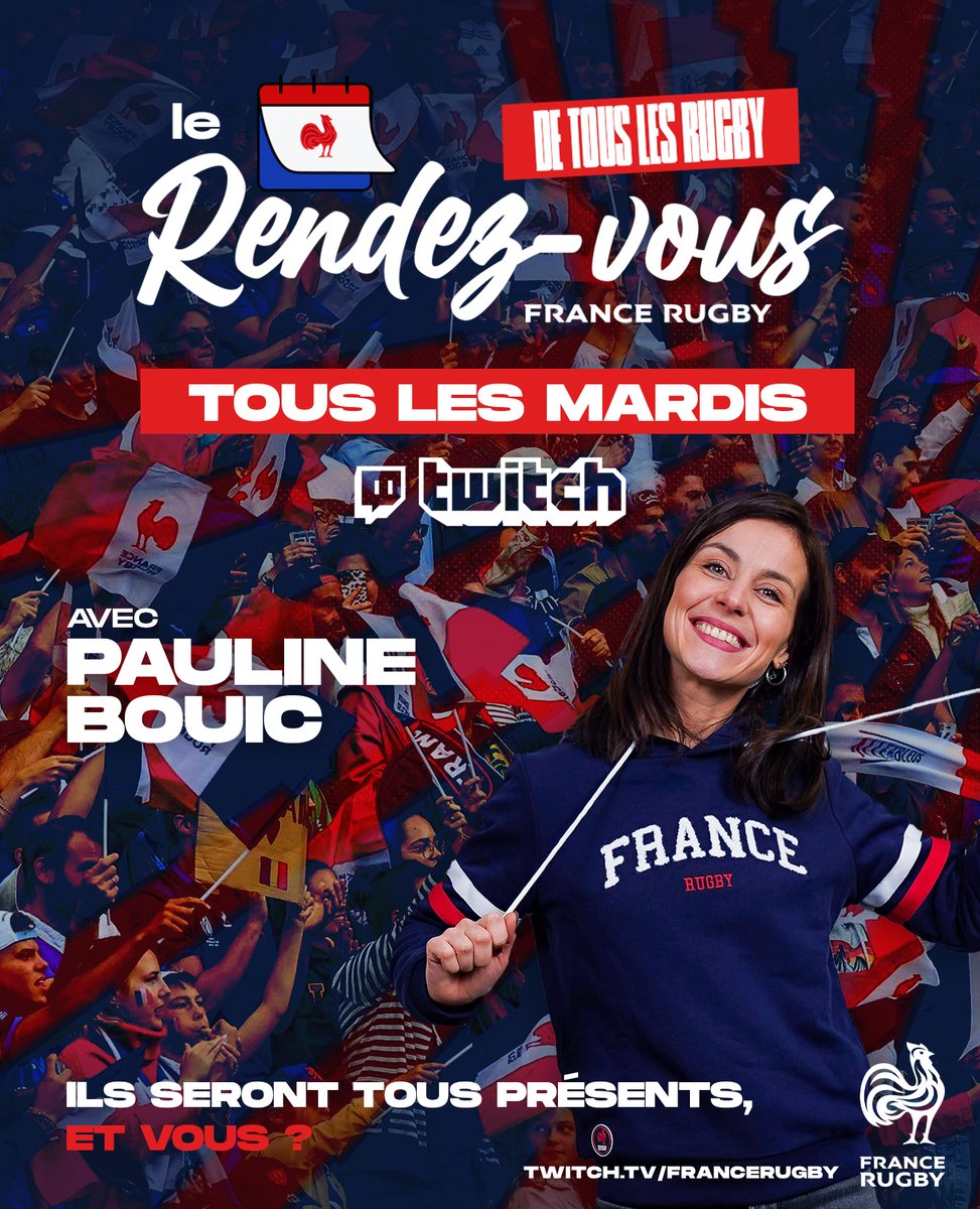 😍 C'est parti pour quelques annonces pour notre chaîne #Twitch !

🗓️ Cette année, on vous donne rendez-vous 𝐭𝐨𝐮𝐬 𝐥𝐞𝐬 𝐦𝐚𝐫𝐝𝐢𝐬 à 16h avec Pauline Bouic !

𝑳𝒆 𝑹𝒆𝒏𝒅𝒆𝒛-𝑽𝒐𝒖𝒔, Une nouvelle émission avec des invités, des cadeaux, mais aussi beaucoup d'échanges