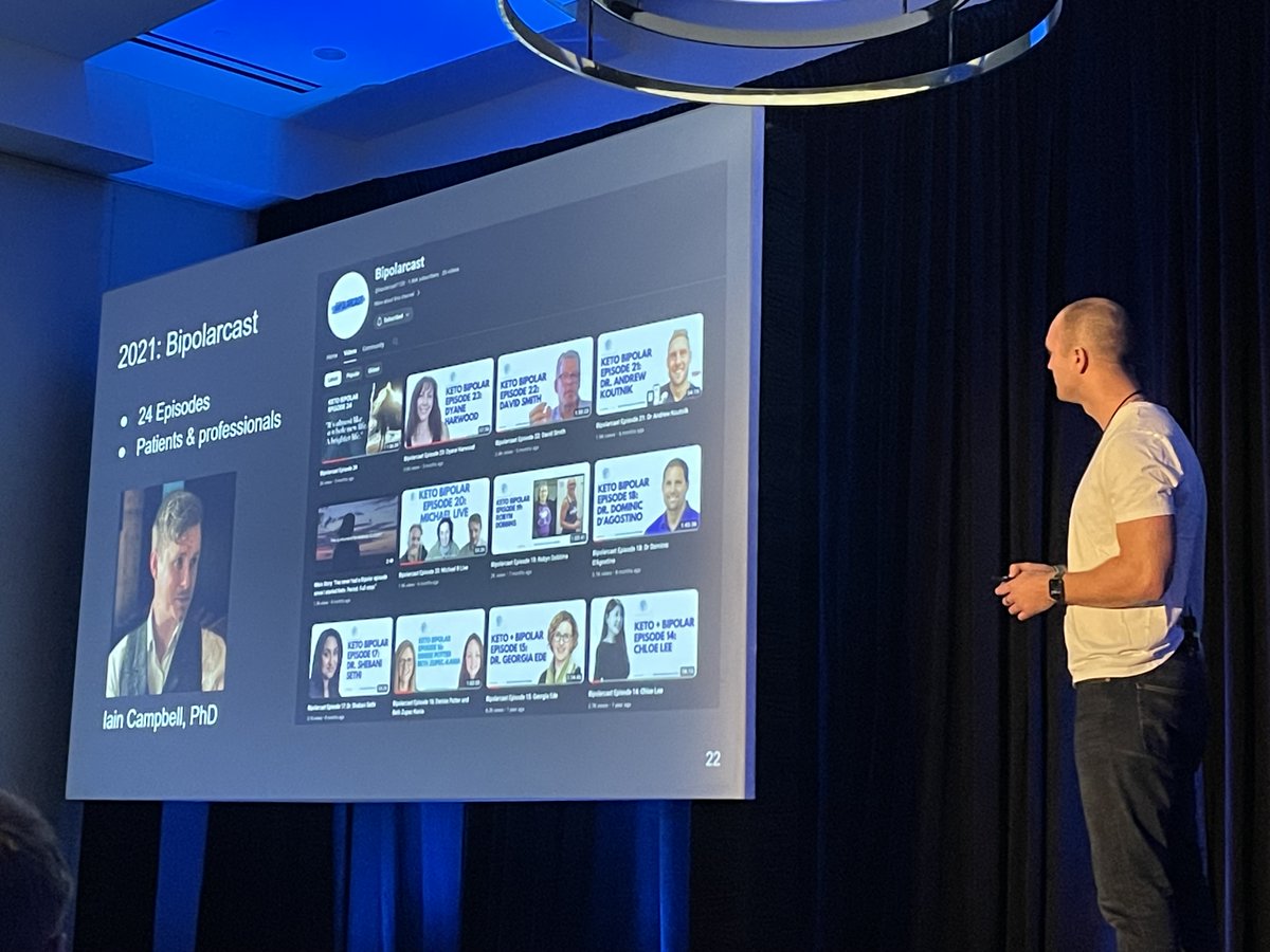 KetoPotterRDN's tweet photo. Matt Baszucki shares his journey of healing from Bipolar 1 with ketogenic therapy at Metabolic Health Summit 2024.
#MHS2024 #MHS #KetoConference #BipolarAndKeto #KetogenicMetabolicTherapy #AdvancedKetogenicTherapies #AKT #PotterKeto https://t.co/pypr5J5mML