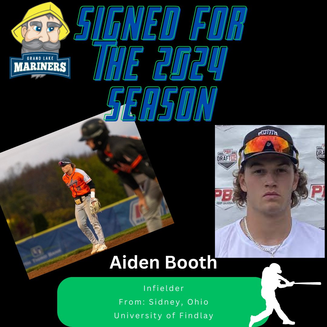 From Sidney, Ohio please welcome our first infielder for the 2024 season Aiden Booth!