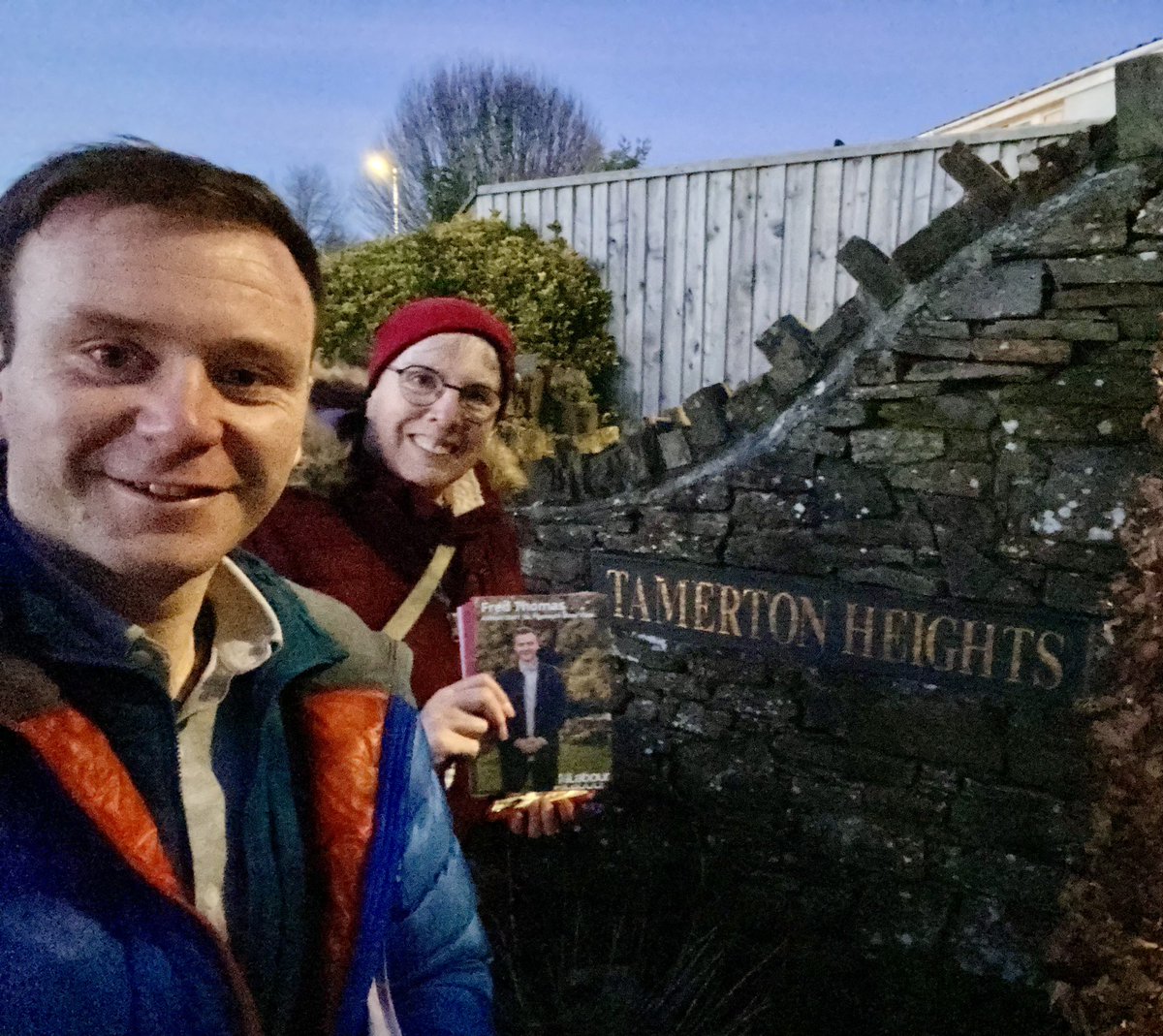 Two doorknocking sessions today, out with @tessblight  for both. We speak to so many residents and we’re starting to hear folks telling us it’s time for a Fresh Start now.