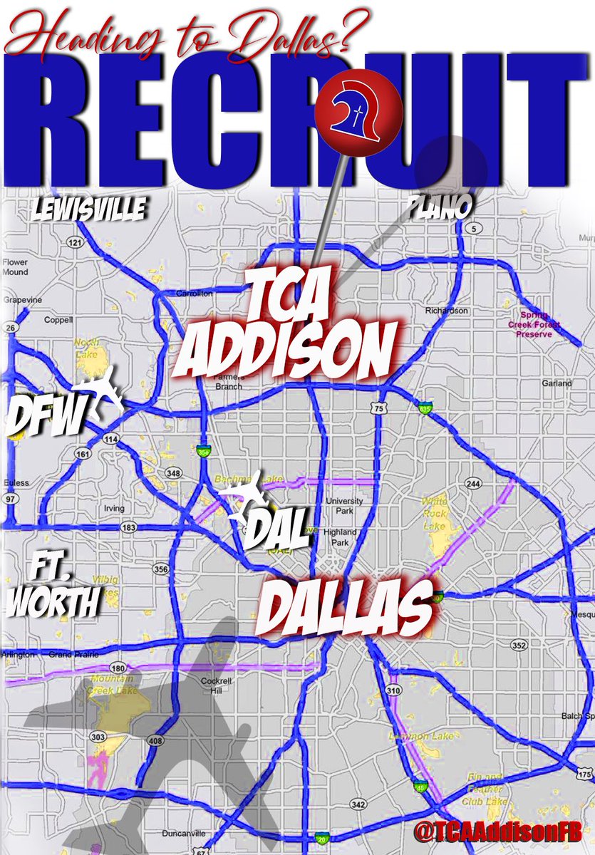 Inviting all college coaches to stop by Trinity Christian Academy in Addison, TX @TCAAddisonFB and visit with @HC_Hayes and our other coaches about our outstanding c/o 25’ athletes. Very much worth a visit.Elite academics,high character and terrific athletes #DangerousandGood