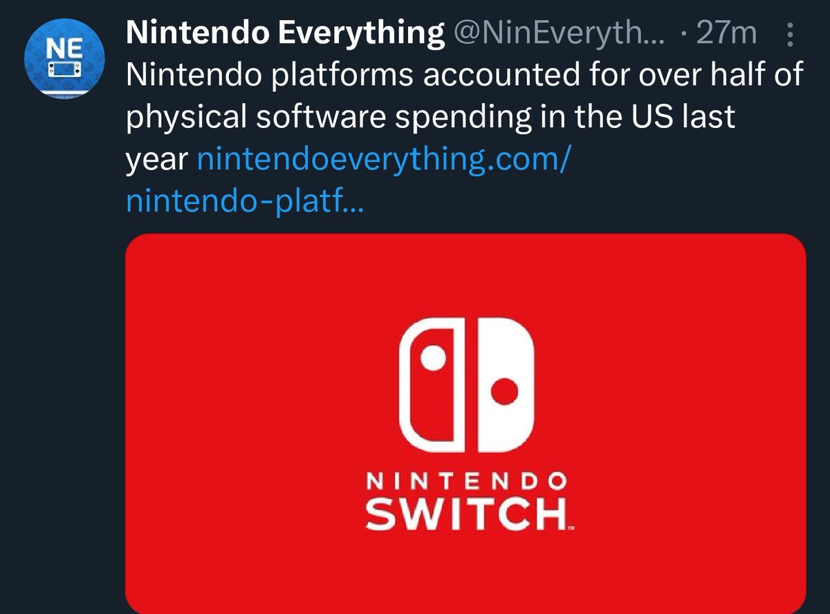 PlayerEssence's tweet photo. If you want to know why Nintendo isn't ditching physical / retail copies here it is. https://t.co/jZPx22HGWy