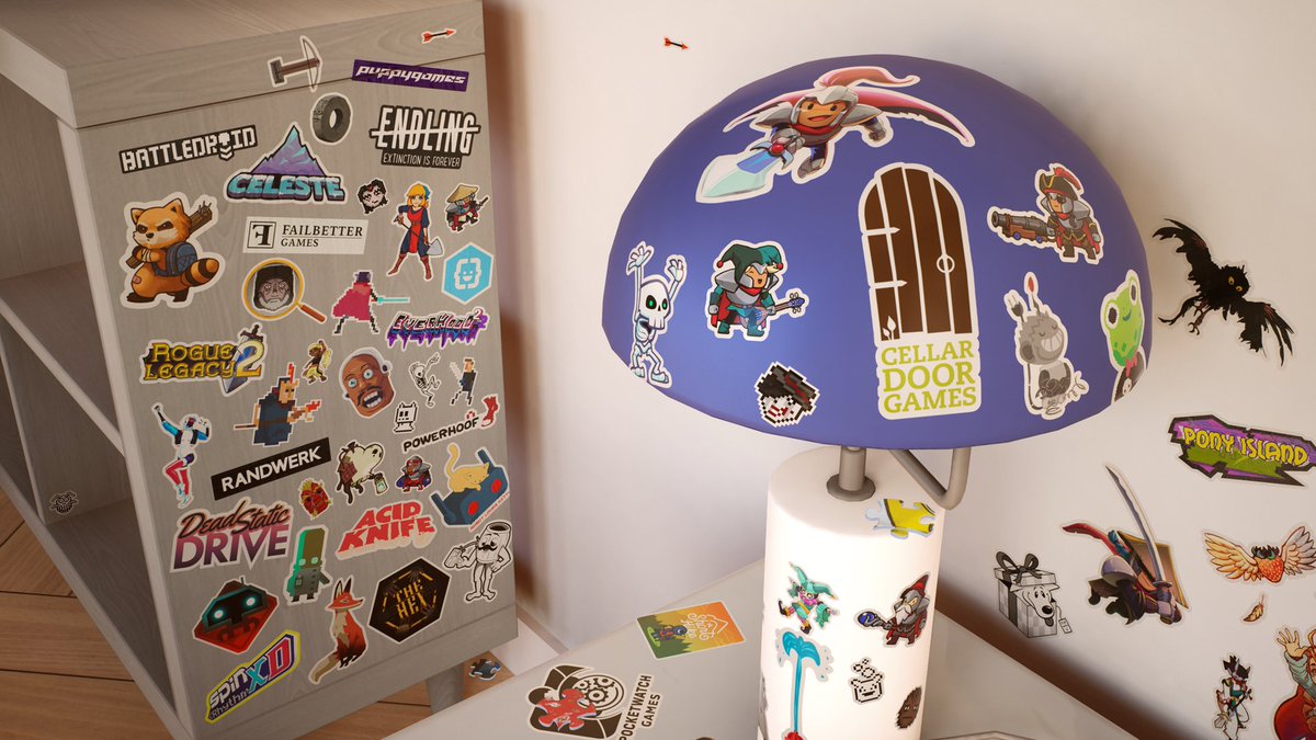 CellarDoorGames's tweet image. I'm a sticker!

Decorate your room with awesome Rogue Legacy 2 stickers and other indie games with the free Sticker Update in Jigsaw Puzzle Dreams!

store.steampowered.com/app/1653970/Ji…