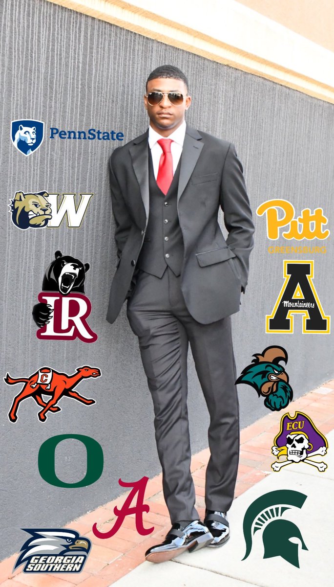 Updated Acceptance to
JMU
NCAT
Fayetteville State
Georgia Southern 
University of NC -Charlotte 
Waldorf University 

and counting….

#AGTG  #collegebound #studentathlete #blessed #thankful