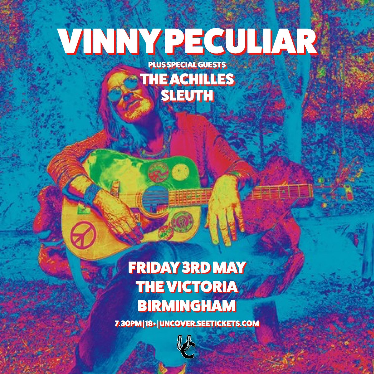 Extremely chuffed to be playing Sleuth full band supporting the legendary @vinnypeculiar at The Victoria in May courtesy of @Uncover_Night. This is gigantically exciting...get tickets before it sells out! uncover.seetickets.com/event/vinny-pe… See you there x #vinnypeculiar #birmingham