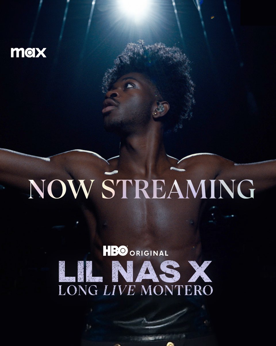 Lil Nas X: Long Live Montero is streaming now on @StreamOnMax. #LongLiveLilNasX