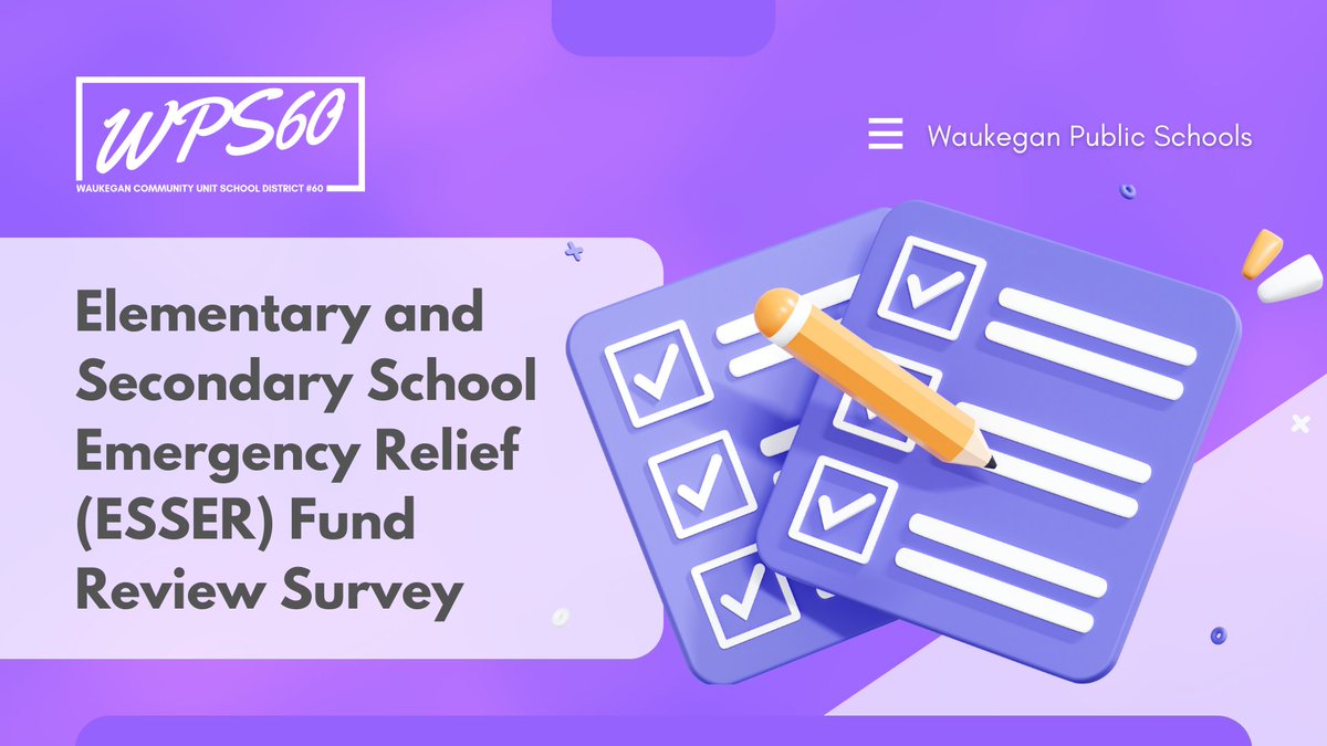 Our District is seeking stakeholder input to help determine how it should potentially spend additional federal dollars as part of Elementary and Secondary School Emergency Relief (ESSER) funds. Click link to take a brief survey: forms.gle/g9wiWW8kQNhAs1…
