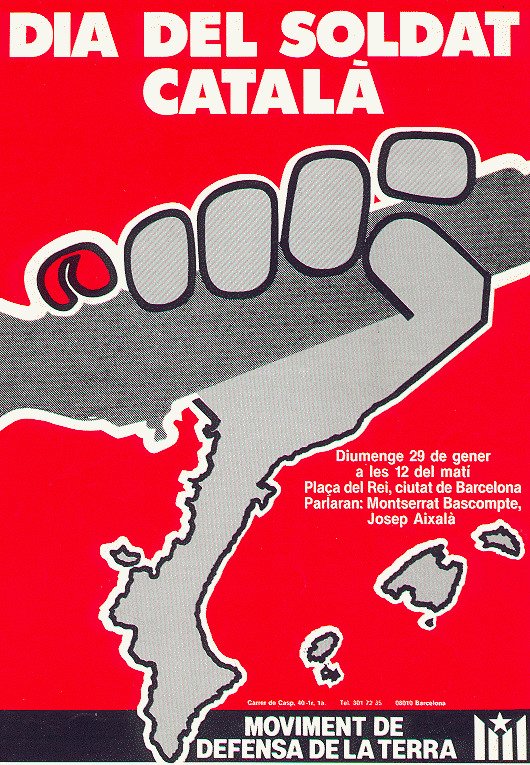 fdei_ponent's tweet photo. Cartelleria històrica de l'esquerra independentista en motiu del Dia del soldat català. #26gener #DiadelSoldatCatalà https://t.co/knqo2AWmSo