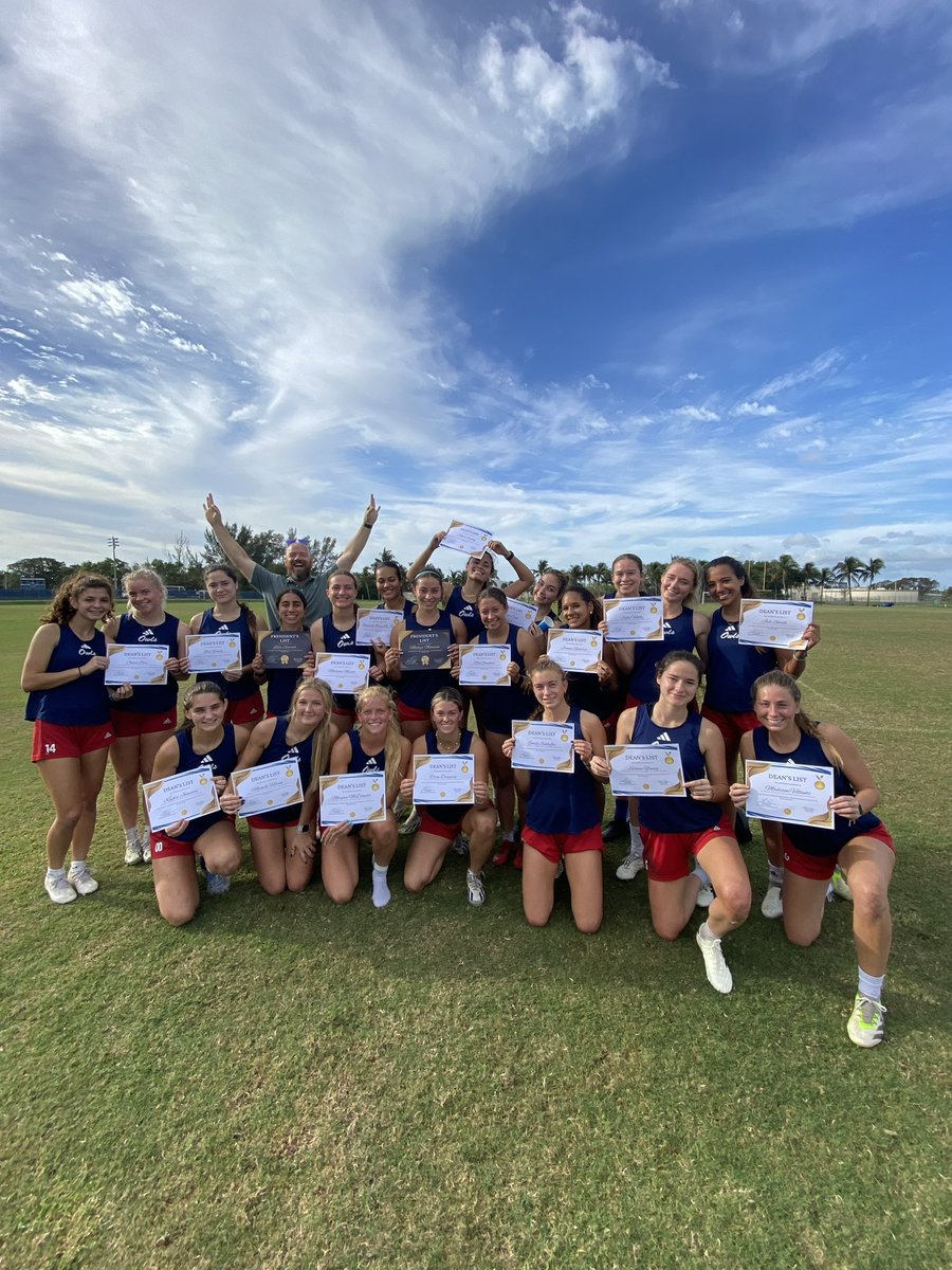 Big shoutout to our ladies and academic advisor Eric Zeaman for our best semester in program history. 

• First time 💯% of team earned a 3.0 or higher 
• 8.25% increase in GPA from Fall 2022 to Fall 2023 (3.685)

#WinningInParadise