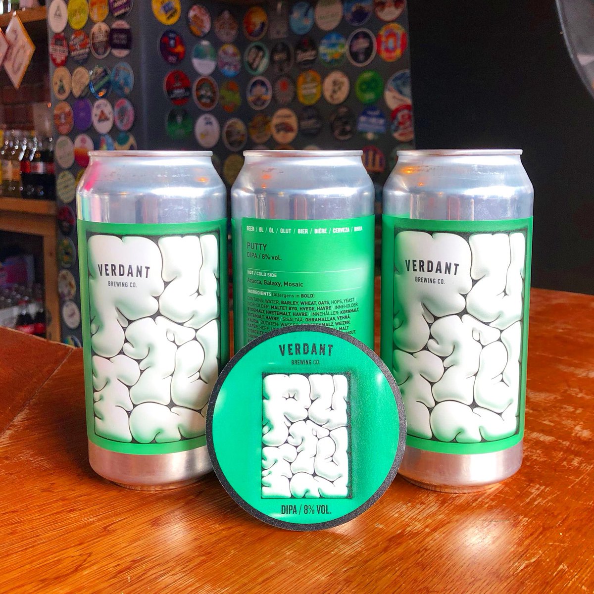 Oh yes #Putty is IN AND ON TAP 🍺🤤🍺 #CraftAndCourage THE PLACE FOR #CraftBeer AND #CraftGin #CrystalPalace #WestowHill #beers #ShopLocal #VerdantBrewingCo #SE19