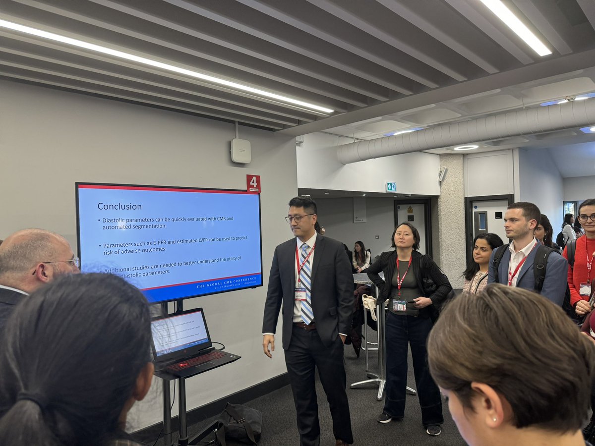 Patricia Rodriguez Lozano MD, MS (@prodriguezmd) on Twitter photo Congratulations <a href="/JonathanPanMD/">Jonathan Pan</a> presenting Assessing Diastolic Function and Associated Outcomes with CMR #CMR2024 <a href="/CardioUva/">UVA Cardio</a> <a href="/UVACardsFellows/">UVA Cardiology Fellowship</a> <a href="/AmitRPatelMD/">Amit R. Patel</a> <a href="/ChrisKramerMD/">Christopher Kramer MD</a> <a href="/salernomdphd/">Dr. Michael Salerno M.D. P.h.D</a> Congratulations <a href="/JonathanPanMD/">Jonathan Pan</a> presenting Assessing Diastolic Function and Associated Outcomes with CMR #CMR2024 <a href="/CardioUva/">UVA Cardio</a> <a href="/UVACardsFellows/">UVA Cardiology Fellowship</a> <a href="/AmitRPatelMD/">Amit R. Patel</a> <a href="/ChrisKramerMD/">Christopher Kramer MD</a> <a href="/salernomdphd/">Dr. Michael Salerno M.D. P.h.D</a>