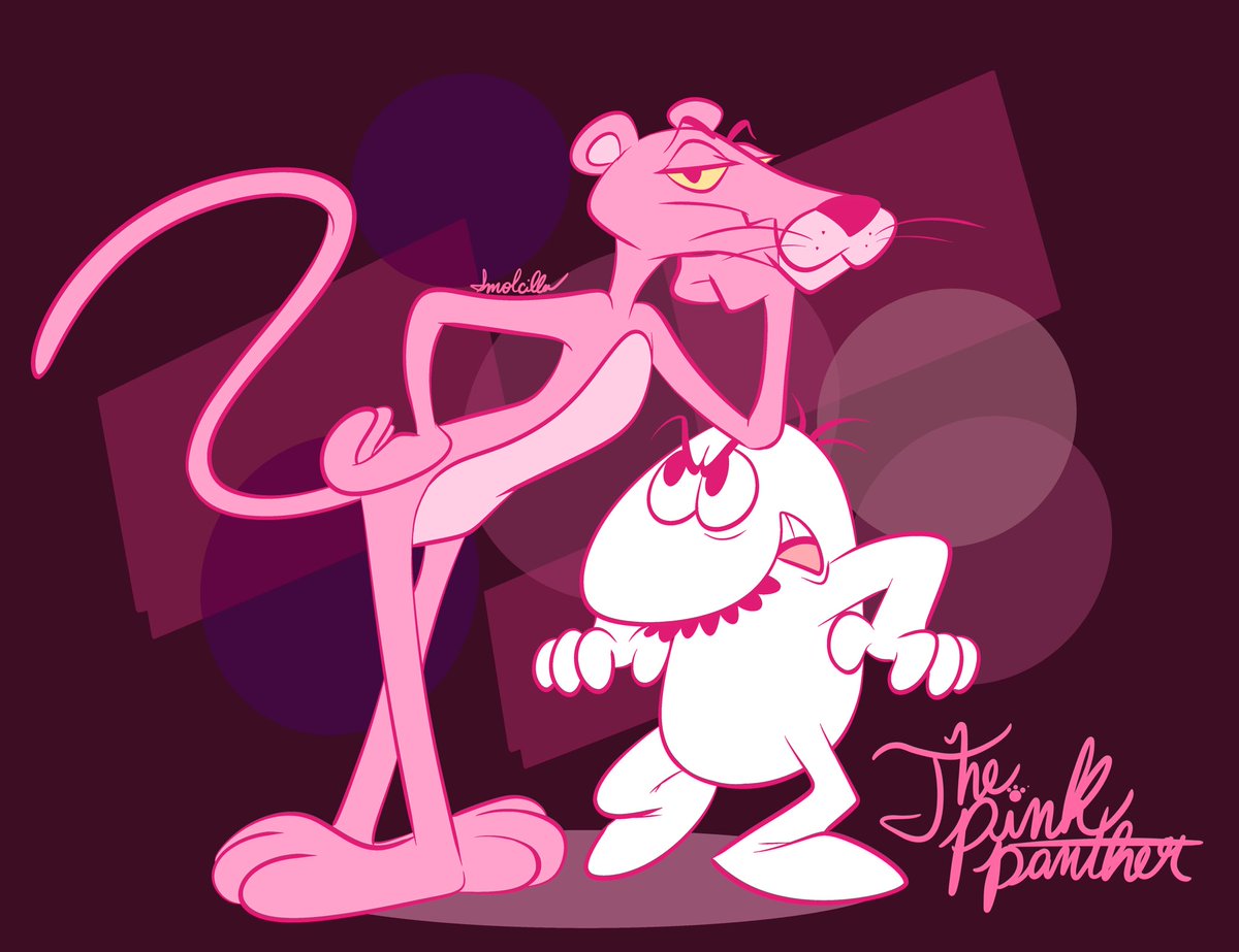 One of my friends requested I draw this guy. Had a lot of fun with this one! 🌸 #ThePinkPanther #fanart