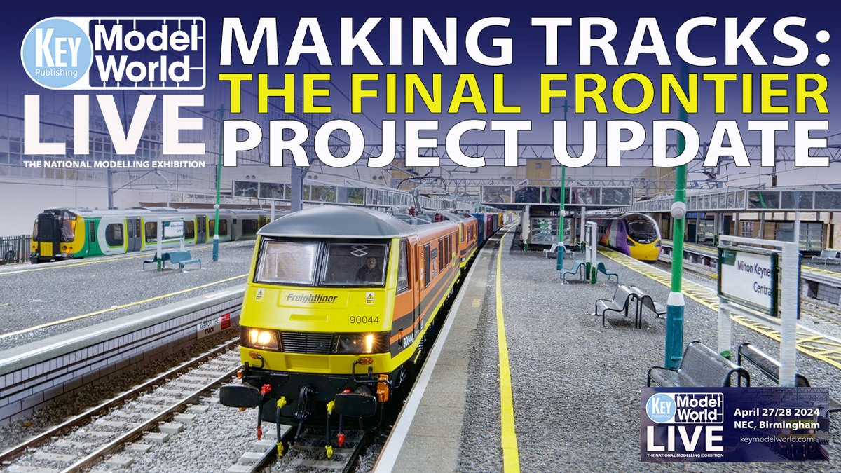 Pete Waterman and the Railnuts are extending Making Tracks to create Making Tracks: The Final Frontier for Model World LIVE on April 27/28 2024 at the NEC. Watch the latest video here at 6.30pm tonight: hubs.ly/Q02hRMDZ0
#modelworldlive #keymodelworld #makingtracks