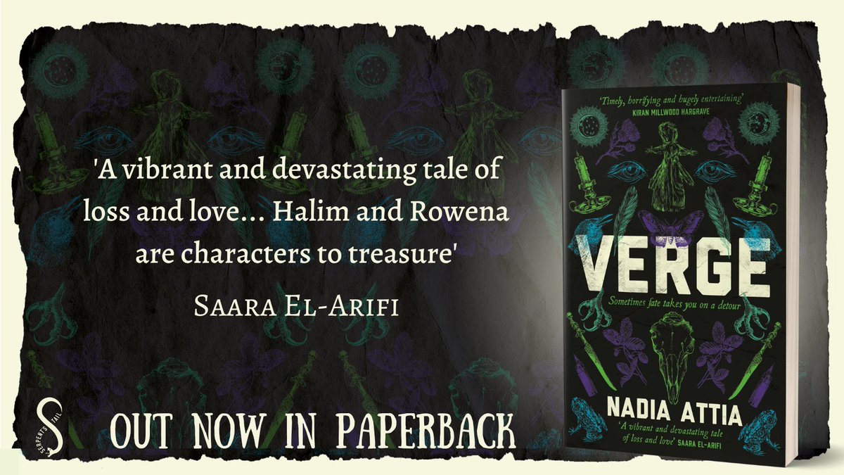Happy Beltane! 🌕 What better way to celebrate than with a fresh new paperback copy of #VERGE by @nadia_land_ ? 👀✨ Out now!