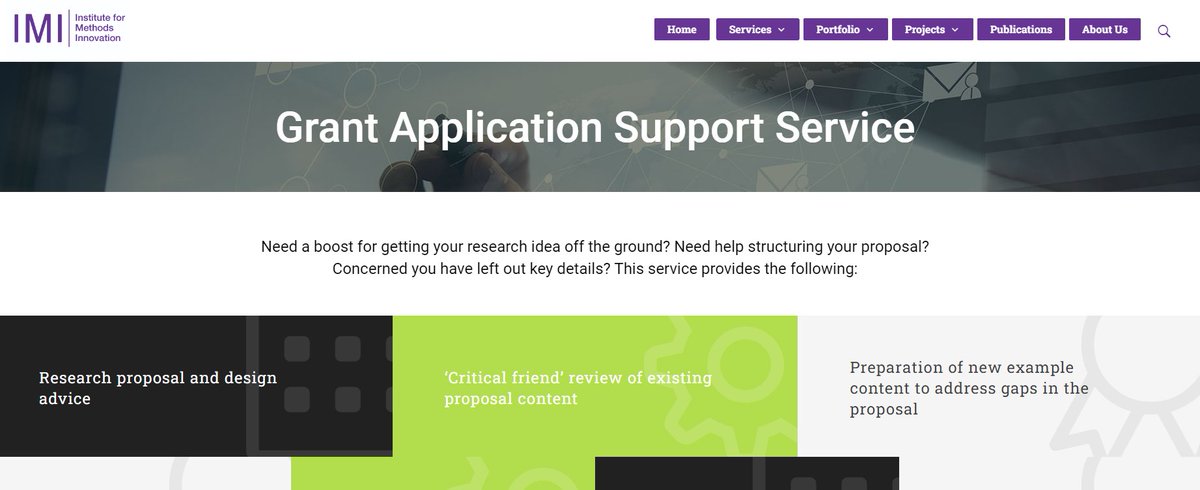 IMI_methods's tweet image. Need a boost for getting your research idea off the ground? 🚀 Need help structuring your proposal? 📄 Concerned you have left out key details? 🔎

Check out our #GrantApplication support service 🔗
methodsinnovation.org/support-servic…