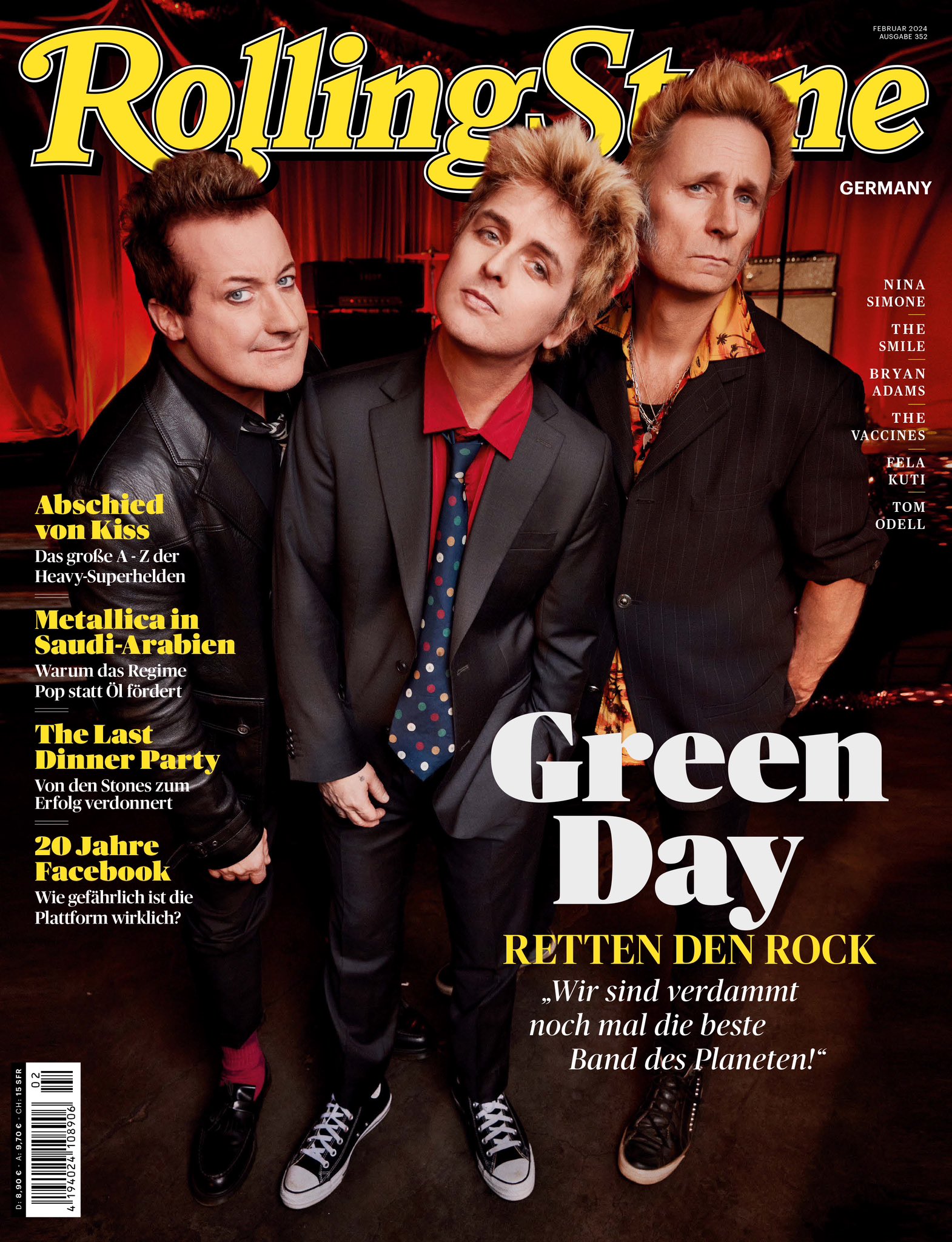 Green Day Tour 2024 Deutschland Letty Olympie