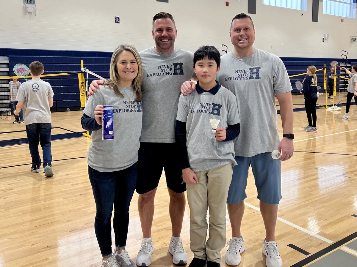 A sincere expression of gratitude to Yi-Chuan, who graciously procured official Badminton shuttles from China. This act of kindness is truly commendable as it allows every student to witness the authentic experience of a 16-feathered birdie. ⁦<a href="/HmsHaney/">Jennifer Haney</a>⁩ ⁦<a href="/CoachPro_/">George Prokopovich</a>⁩