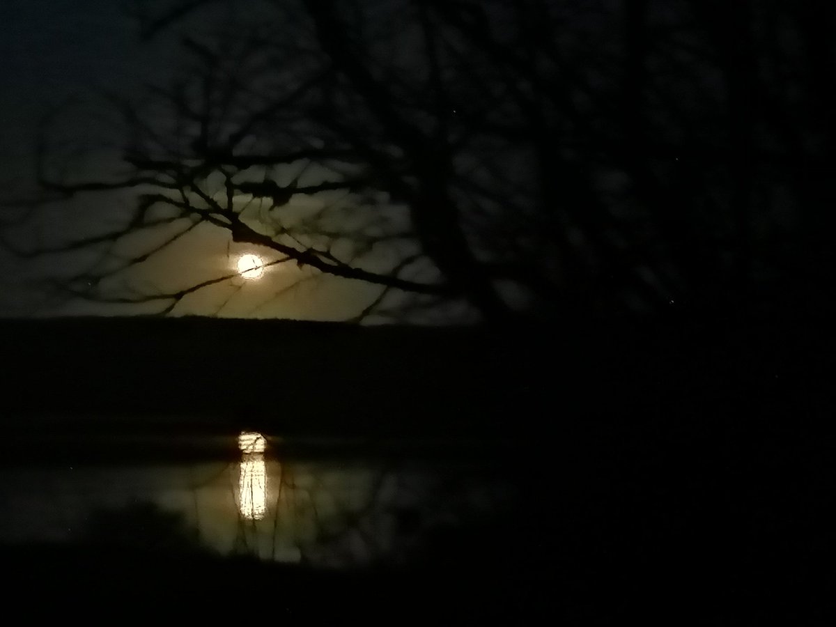 Moon over the water