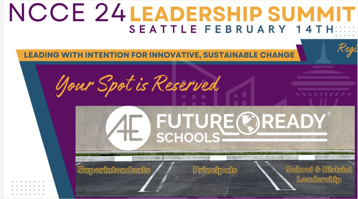 Come and join @AskAdam3 and me for an engaging @FutureReady PL session at #NCCE24! Participants will partake in activities centered around fostering a robust culture and obtain a well-established framework for implementing effective transformation. Info: conference.ncce.org/2024/registrat….