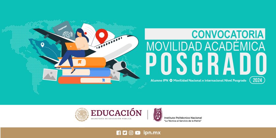 CIC_IPN_OFICIAL's tweet photo. Si estudias un posgrado en el @IPN_MX puedes realizar una estancia de investigación en instituciones nacionales y extranjeras durante 2024. 🌎✈️

Programa de Movilidad Académica de Nivel Posgrado #ProMAP

INFORMES Y CONVOCATORIA en: https://t.co/QjtG62qv0N https://t.co/cEhmxQqsUQ