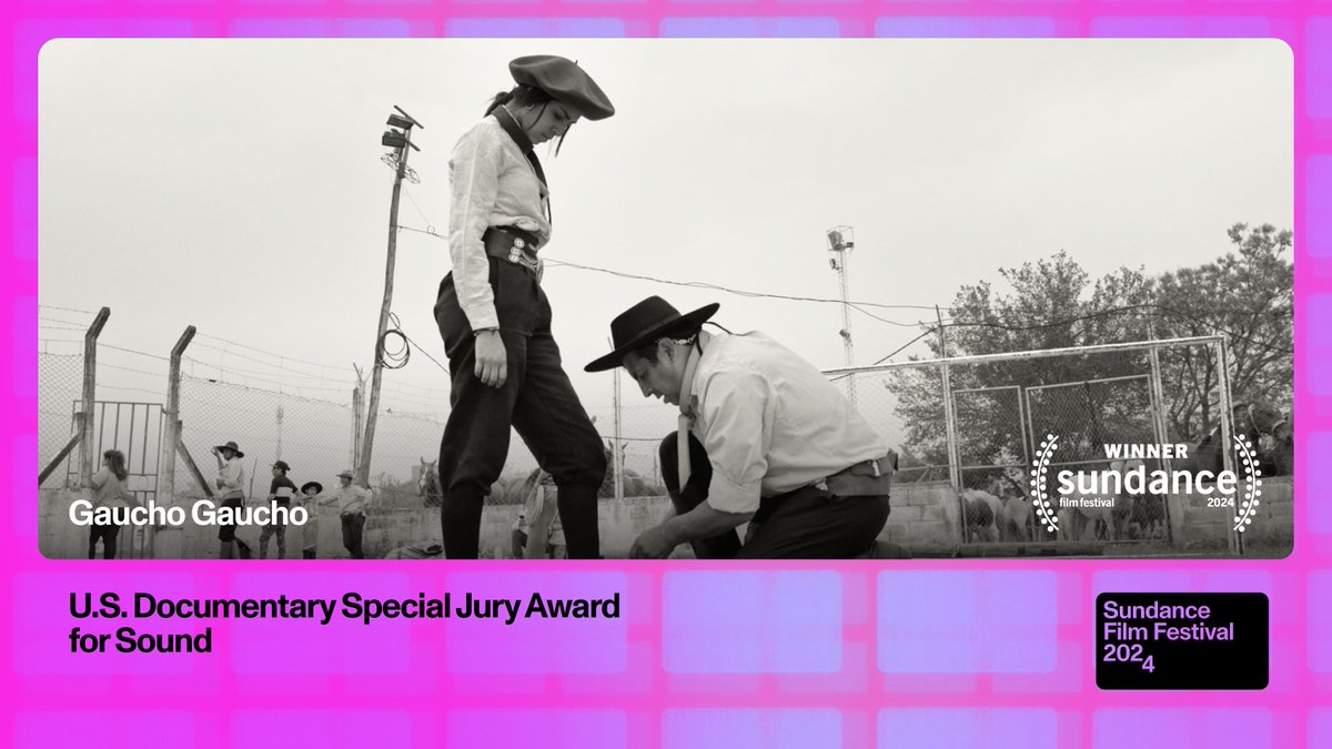 sundancefest's tweet image. 🏆 The U.S. Documentary Special Jury Award for Sound goes to GAUCHO GAUCHO, directed by Michael Dweck (@michaeldweck) and Gregory Kershaw (@gregorykershaw). #Sundance