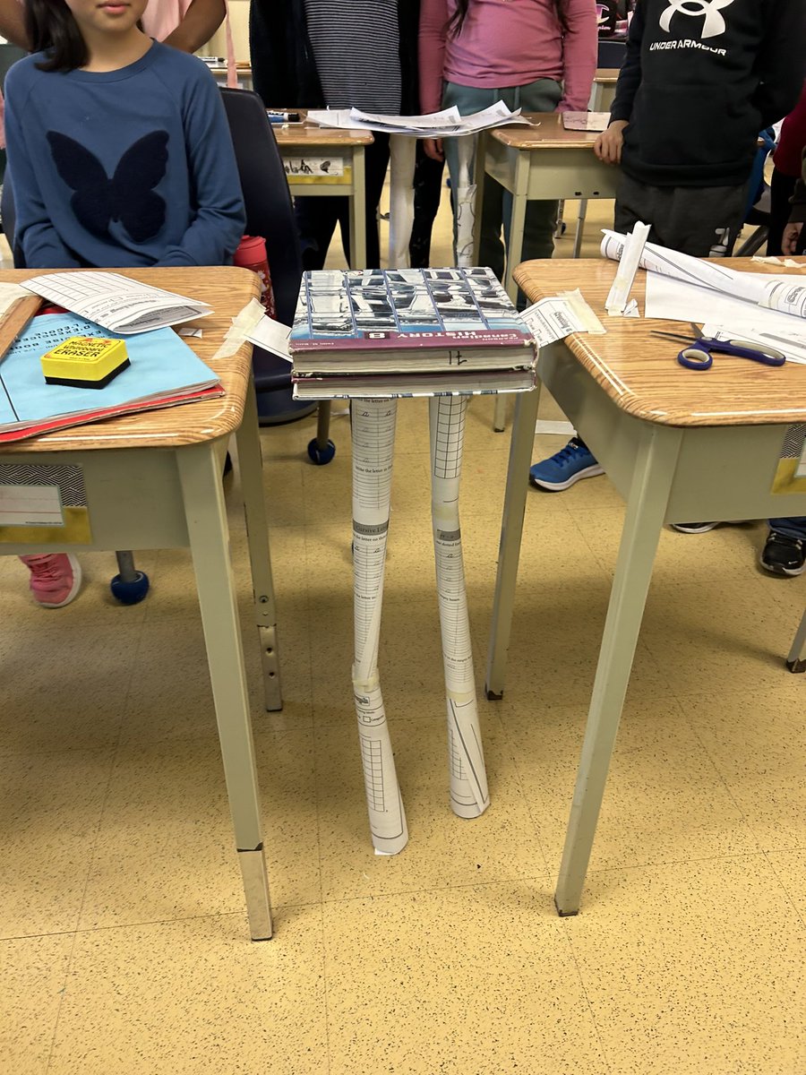 It’s been such a fun week building structures! My students created world structures using classroom materials and bridges made of paper and tape to stretch their thinking. 👷🏻‍♀️🌁 <a href="/jcpshdsb/">Joshua Creek</a>