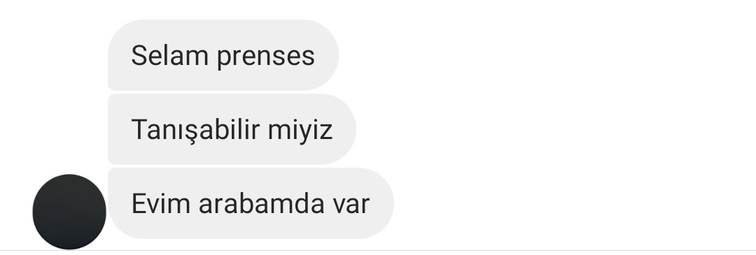 Sana şimdi ne mesajlar geliyodur