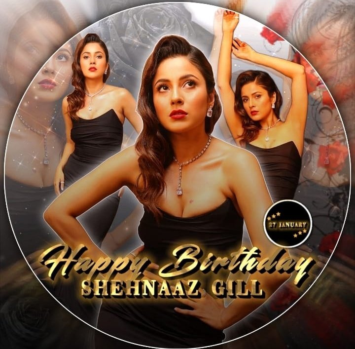 It's my queen's birthday! 
#HBDShehnaazGill ❥