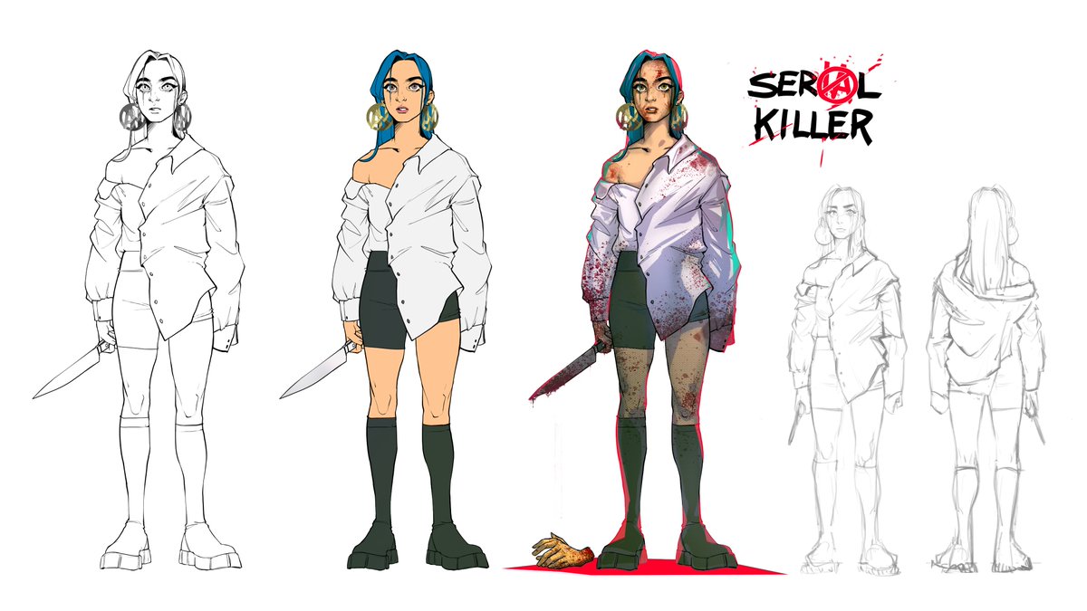 " I did what I had to do... " 🔪🩸

_being an artist in 2024.