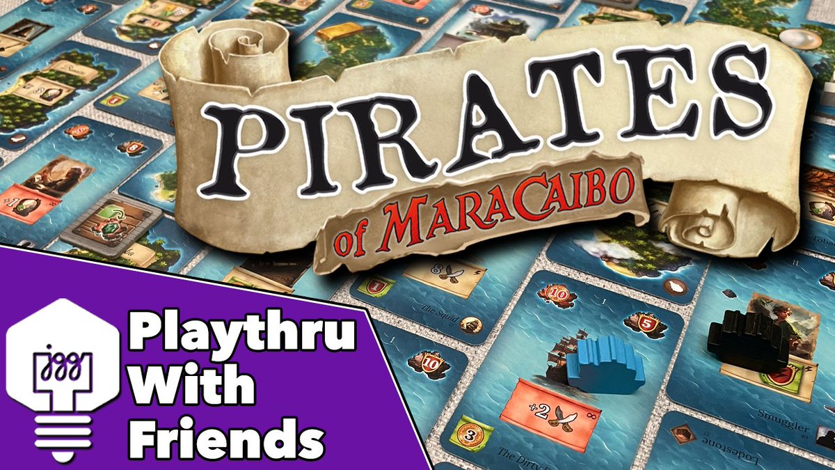 I am biased due to playtesting it and writing the rulebook for this game, BUT I can still say that Pirates of Maracaibo is one of the best games to come out in 2023, and I hope this full playthrough shows off why :) youtu.be/l8zEoPXBLXY