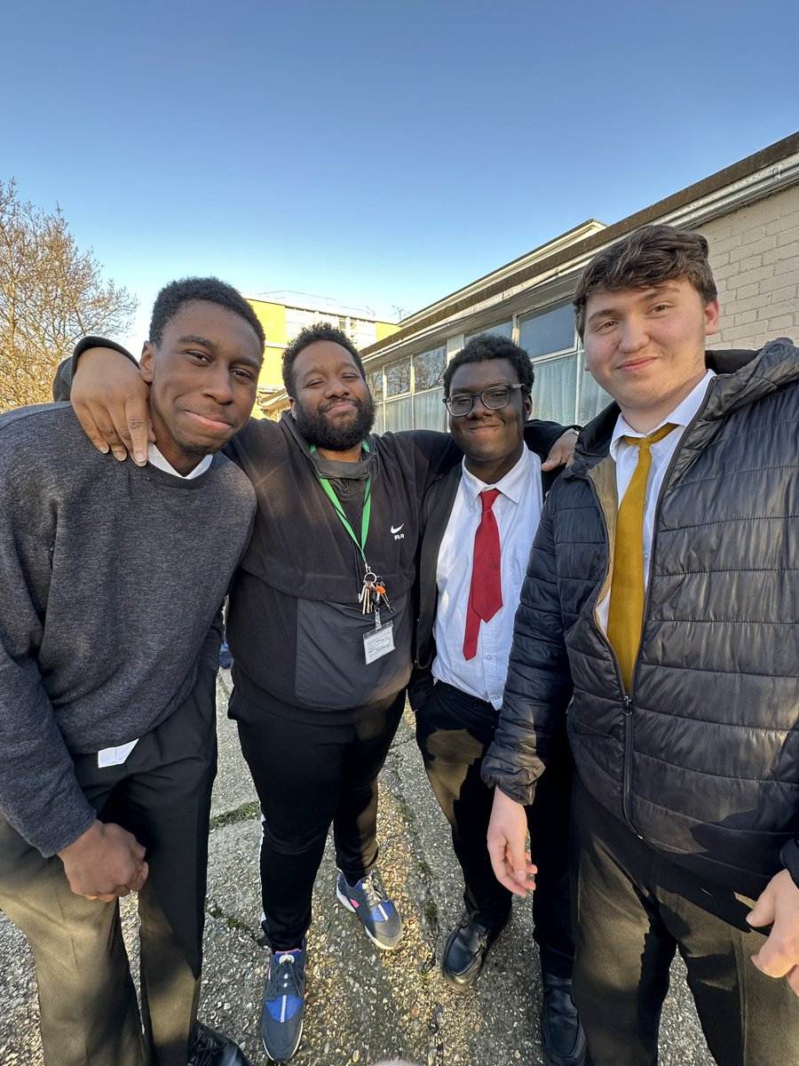 NCCBrent's tweet image. #ncc6 Harry, Ade &amp;amp; Maxim are very excited to have our wonderful Mr King working with them in their #english lessons! #pupilprogress #support @DOW_Ed_Service @CathEdService @Caritas_love @SchsofSanctuary @citizens_london @Nlondoncitizens @PaulAmuzie