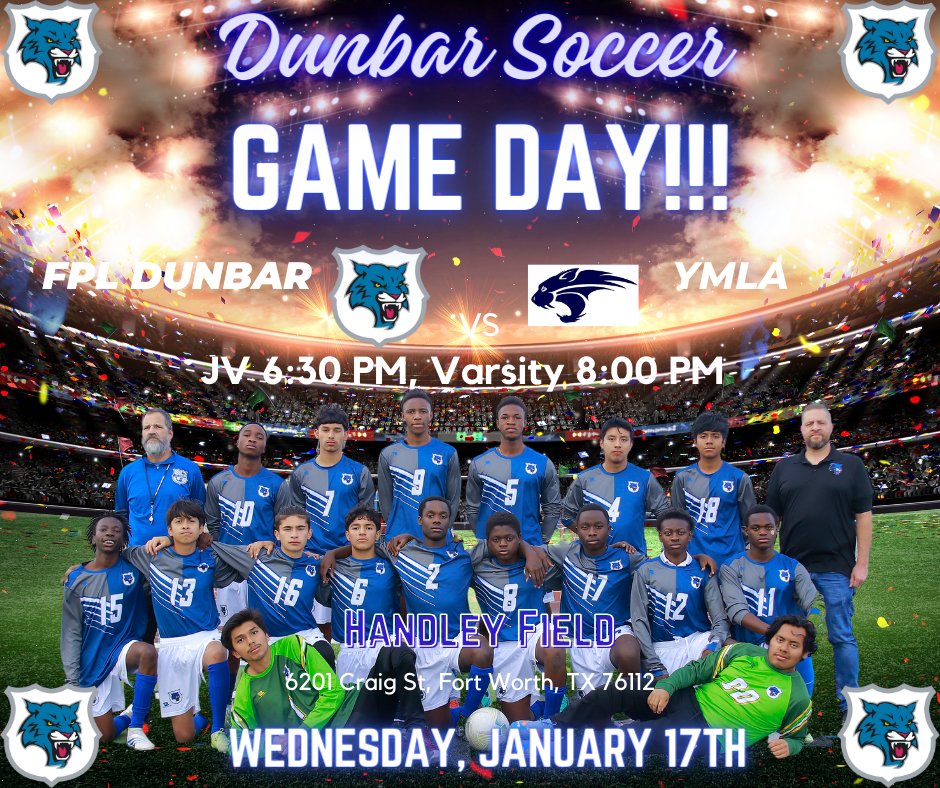 District play begins tonight at historic SCARBOROUGH-HANDLEY FIELD, 6201 Craig Street Fort Worth, TX 76112.