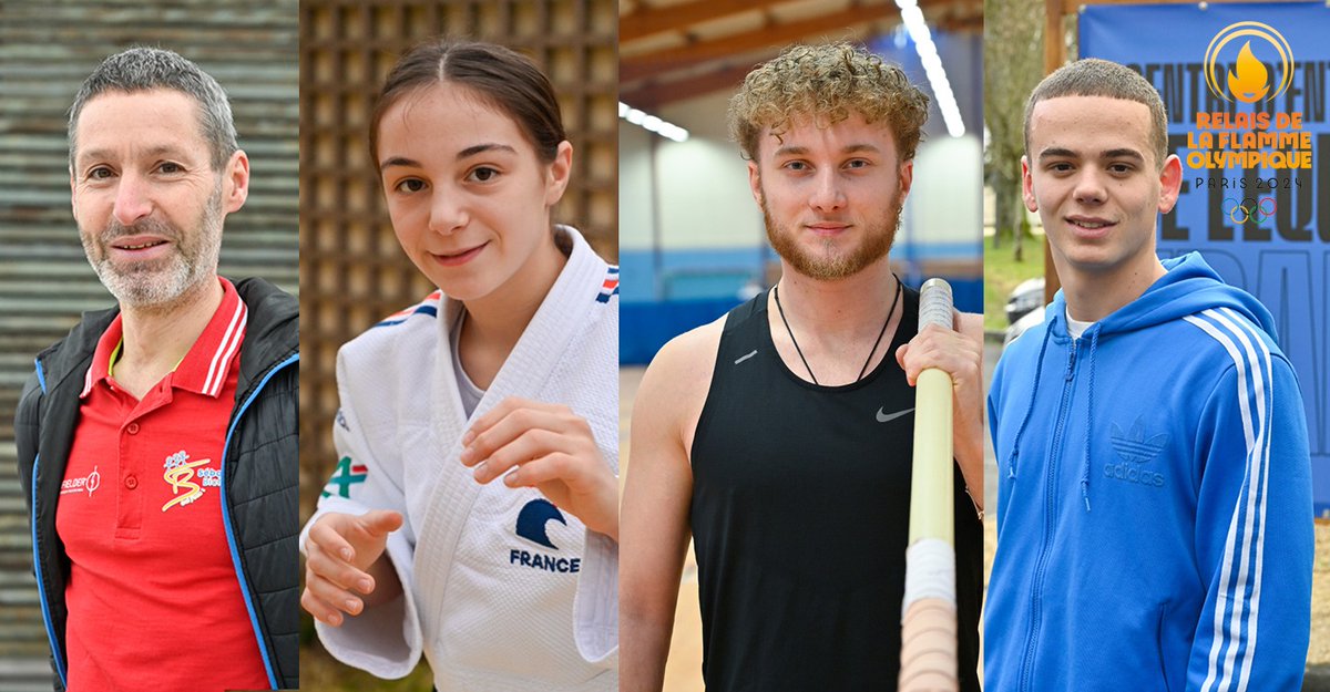 Voici l'équipe des porteurs du relais de la Flamme Olympique pour la Ville de Niort le 2 juin : Sébastien Bichon, Alice Lopez, Valentin Pottier, Nathan Proust. Ces 4 sportifs de haut niveau porteront haut à #Niort les couleurs des Jeux <a href="/Paris2024/">Paris 2024</a>
vivre-a-niort.com/actualites/der…