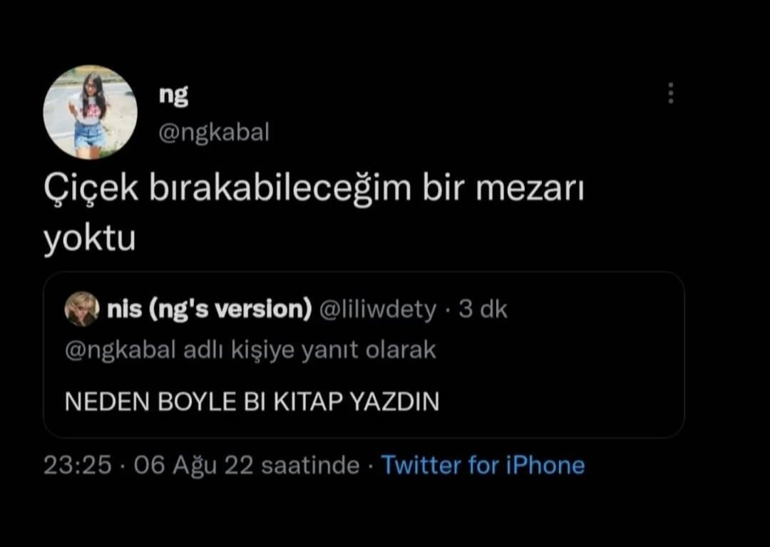 Ama biz biliyoruz ki;