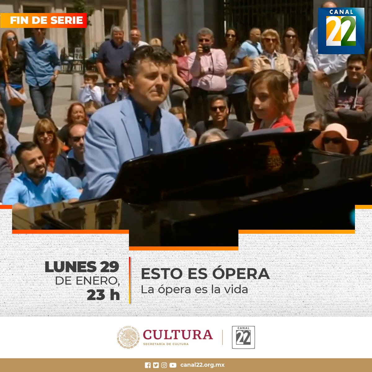 Canal22's tweet image. En este último episodio de #EstoEsÓpera afirmamos, como dijo Nietzsche, de lo imposible que resulta vivir sin música, siendo la ópera para todos y no solo para unos pocos.

🕡Hoy, 23:00 h