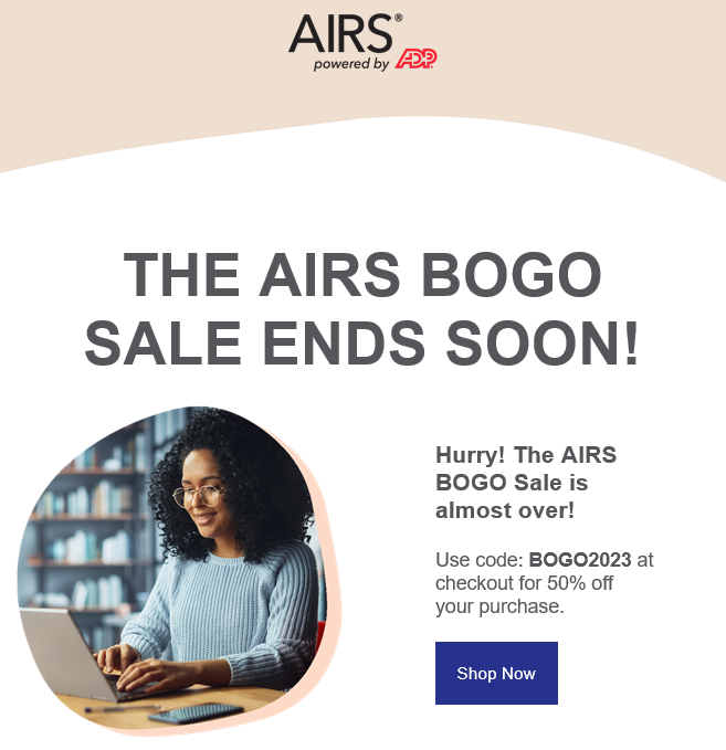 Hurry! The AIRS BOGO Sale is almost over!
Use code: BOGO2023 at checkout for 50% off your purchase ➡ airsdirectory.com/collections/ce…