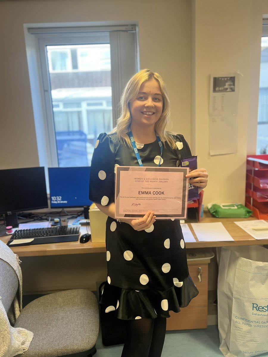 Paul Styles (@paul_styles2022) on Twitter photo ๐ซ ๐ Januarys Divisional Admin Star of the Month has gone to Emma Cook in womenโs health for her amazing hard work since joining us and she has an amazing can do attitude! Well done! <a href="/LancsHospJobs/">Lancashire Teaching Hospitals Jobs ๐</a> <a href="/EmilyJayne1309/">Emily Morris</a> ๐ ๐ซ ๐ซ ๐ Januarys Divisional Admin Star of the Month has gone to Emma Cook in womenโs health for her amazing hard work since joining us and she has an amazing can do attitude! Well done! <a href="/LancsHospJobs/">Lancashire Teaching Hospitals Jobs ๐</a> <a href="/EmilyJayne1309/">Emily Morris</a> ๐ ๐ซ