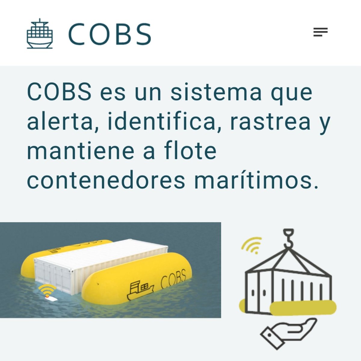 NavLgg's tweet image. #Cobs «container overboard system» 👉 un invento galego para evitar que se perdan no mar os contenedores que caen dos barcos buff.ly/3vT5t4s