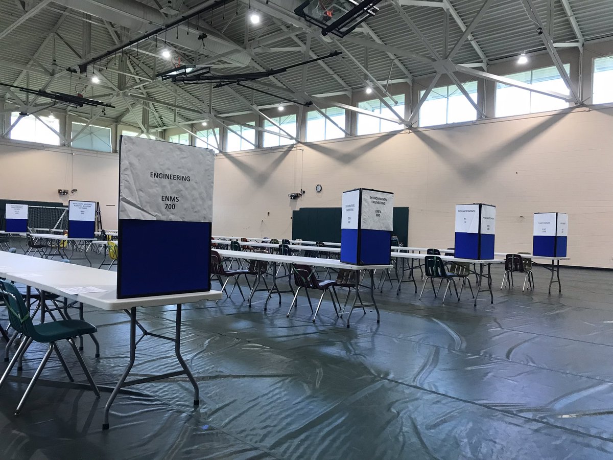 All ready for Regional Science Fair being held at Stetson. Now we just add the students and the excitement begins!